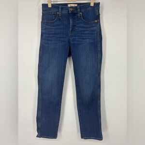 Madewell Mid-Rise Stovepipe Jeans Blue 25